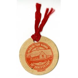 Waddington School 70th Anniversary medallion