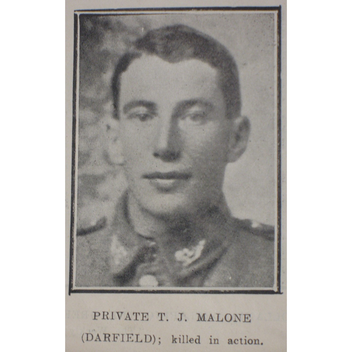 Private Timothy Joseph Malone