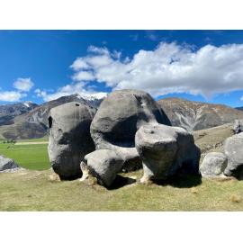 Limestone formations at Castle Hill
