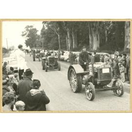 Tractors at Courtenay School Centennial