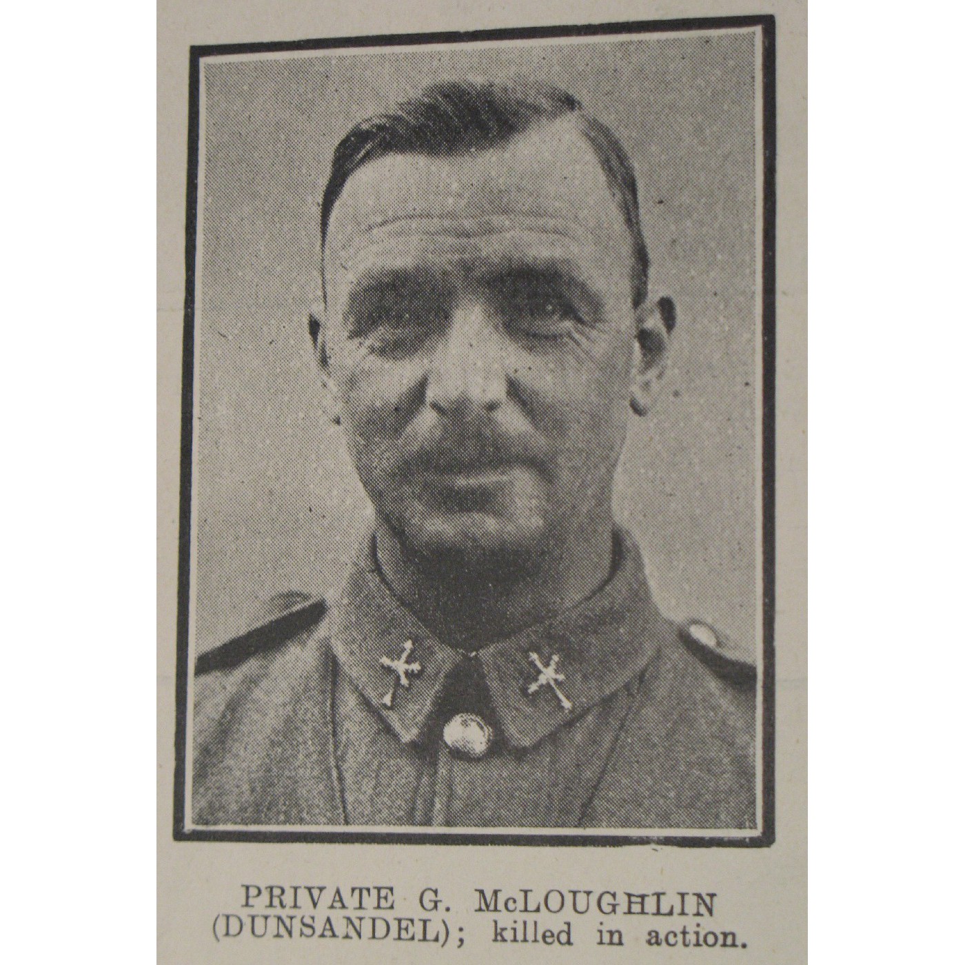 Private George Ernest McLoughlin