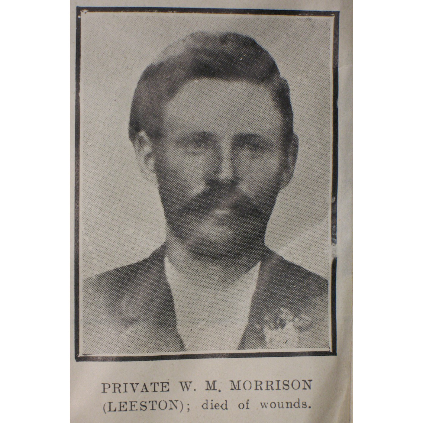 Private William Milne Morrison 
