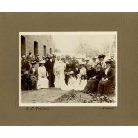 Wedding of Isaac Powell and Jessie McIntosh, 1902