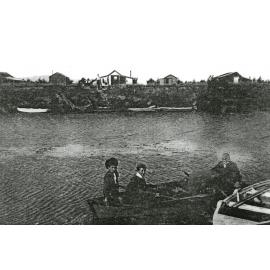 Selwyn Huts from across Waikirikiri Selwyn River 