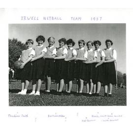 Irwell netball team, 1957