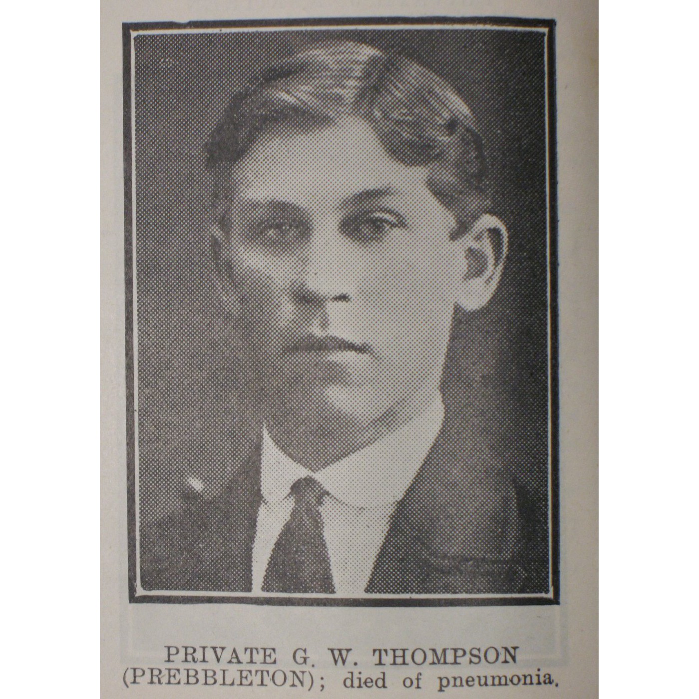 Private George Warwick Thompson