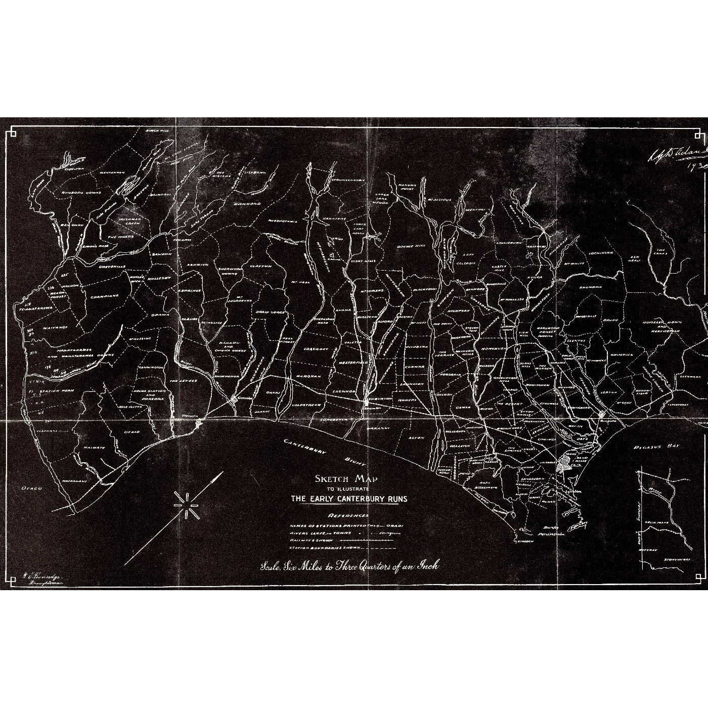 Early sheep runs in Selwyn