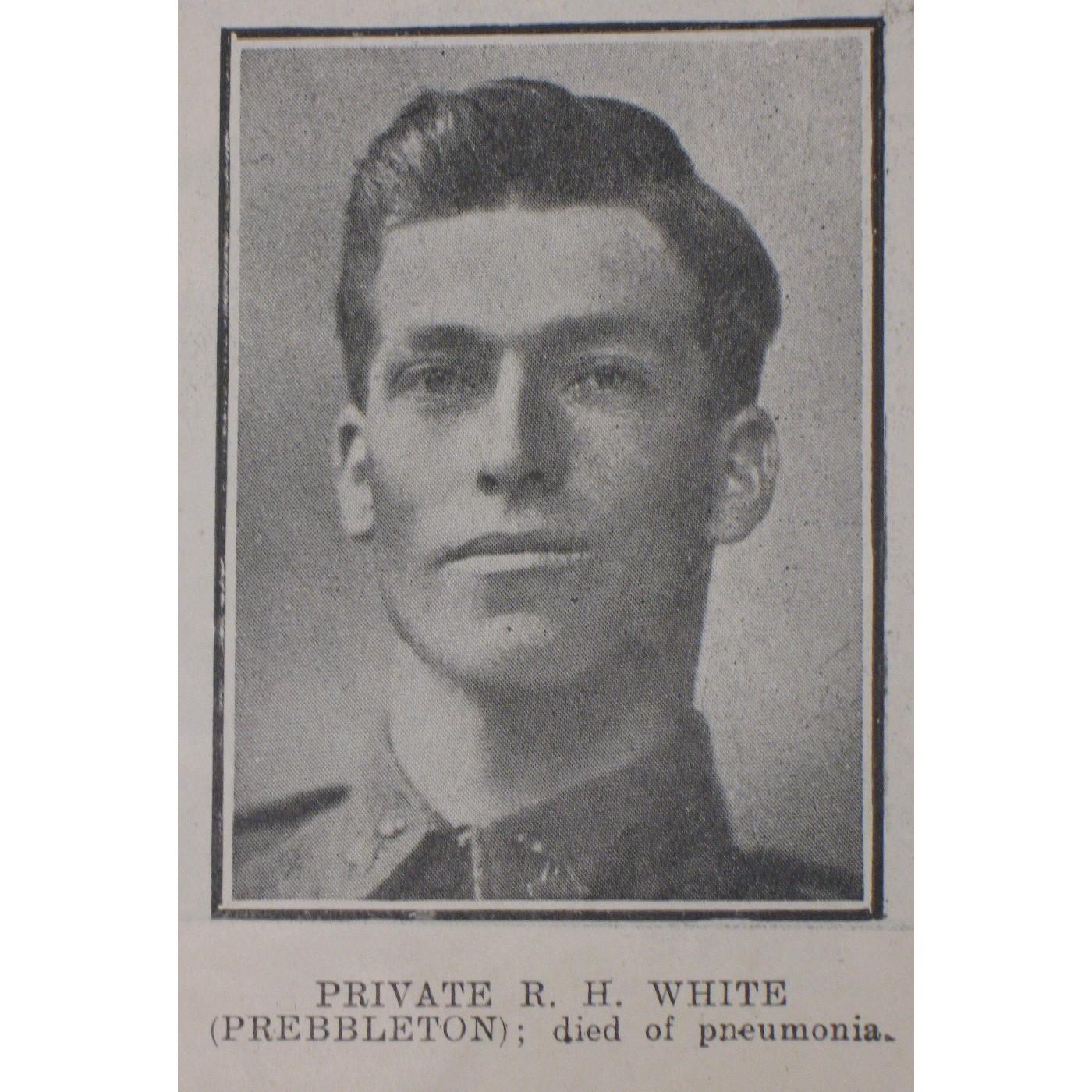 Rifleman Ronald Hunter White