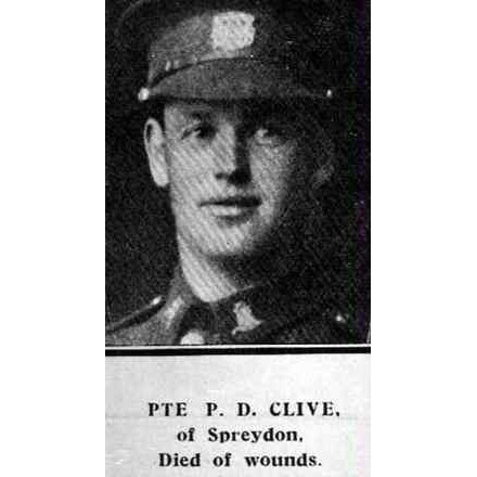 Private Percy David Clive