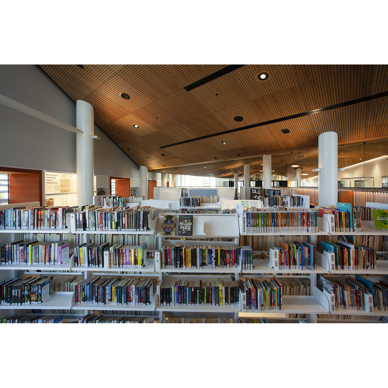 Shelving the books at Te Ara Ātea