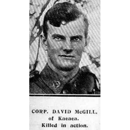 Private David Andrew McGill