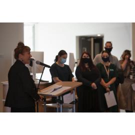 Liz Brown, Chairperson of Te Taumutu Rūnanga