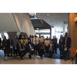 Attendees at the Whakatau whare