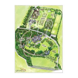 Otahuna garden map
