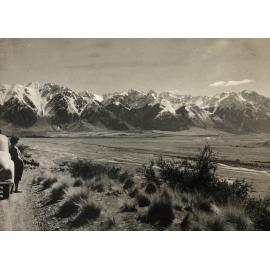 Mona on Harper Road, looking across the Wilberforce River towards Mount Algidus Station.