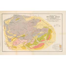 Geological map of Malvern Hills 