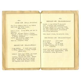 Recipe Book, published by the Rolleston Branch of the Women’s Division of Federated Farmers New Zealand Inc, 1951