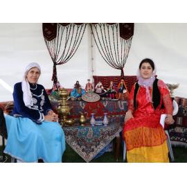 Leila Dadian and her mother at Selwyn CultureFest