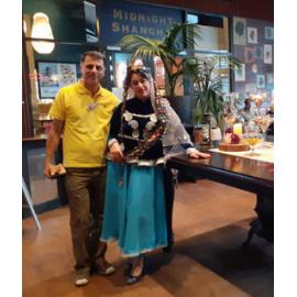 Reza and Leila Dadian celebrating Iranian Nowrooz (New Year) 