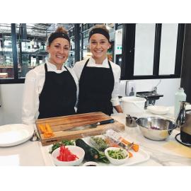 Rosa and Margo in the Plant Lab kitchen, Venice Beach, Los Angeles, 2017