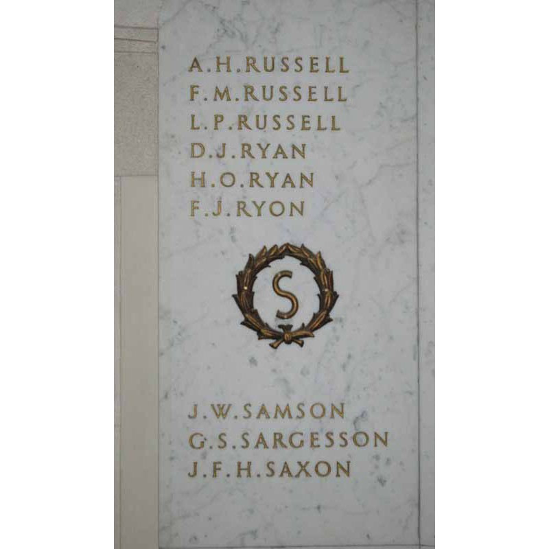 Lieutenant Francis James Ryan
