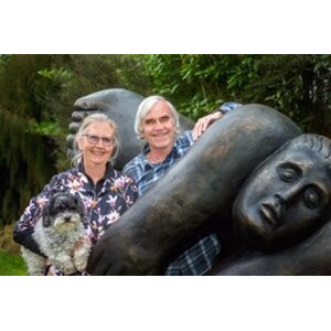 Peter Joyce and Annabel Menzies-Joyce from Tai Tapu Sculpture Garden