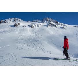 Bluebird powder day at Broken River