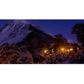 Craigieburn lodges at nightfall