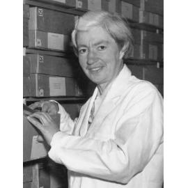 Lucy Moore at the Botany Division of the DSIR