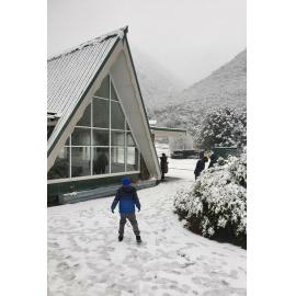 Snowfall at Arthur's Pass, July 2022