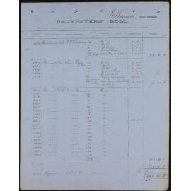 Ratepayers' Roll, Ellesmere Road District, 1868, Surnames H-L