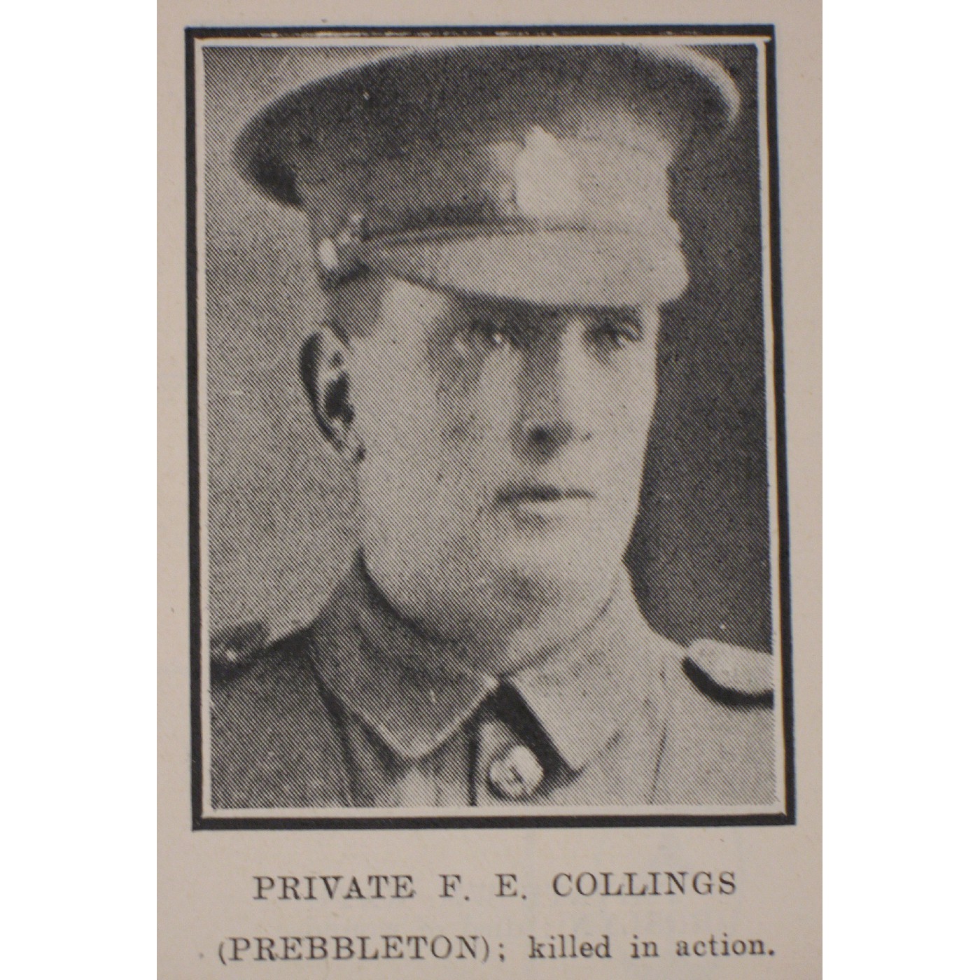 Private Frank Edwin Collings