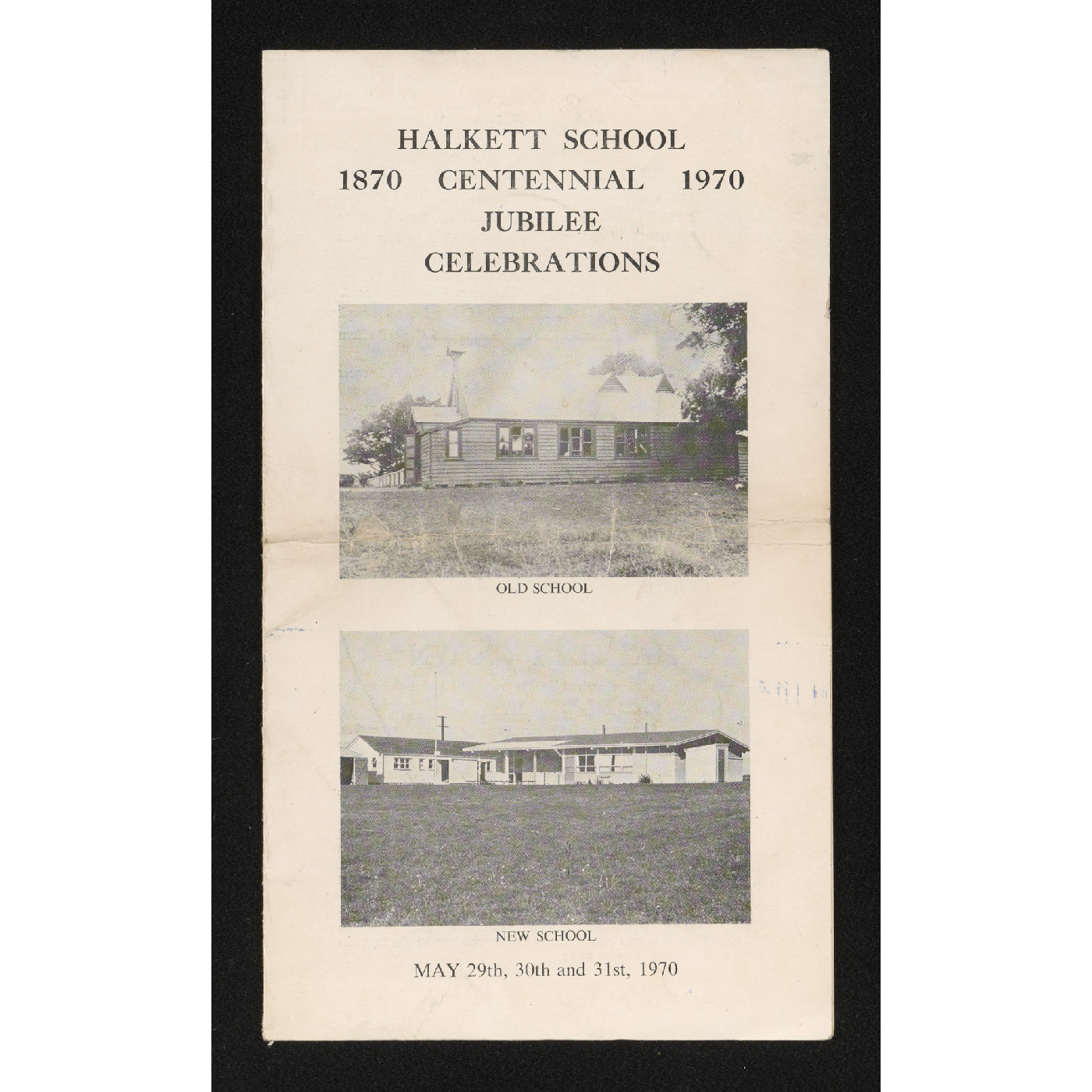 Halkett School Centenary, 1970 