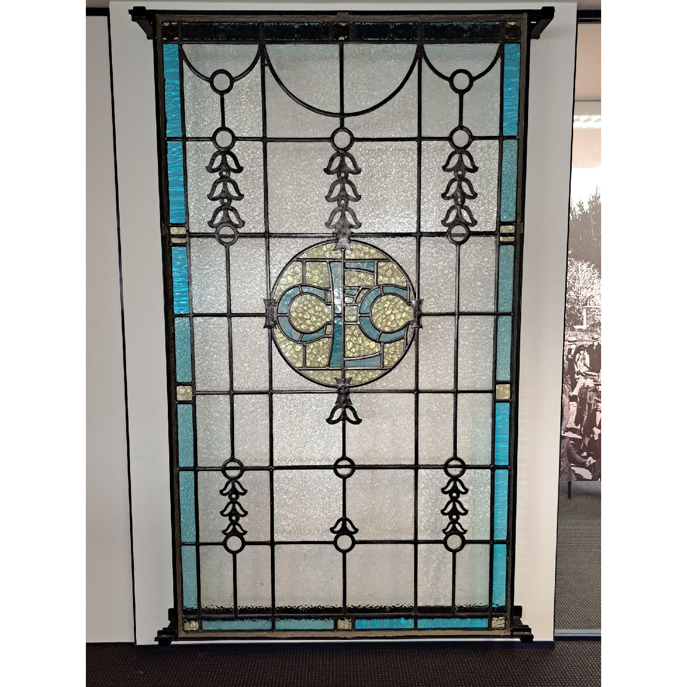 Window from 1927 Ellesmere County Council Building, Leeston