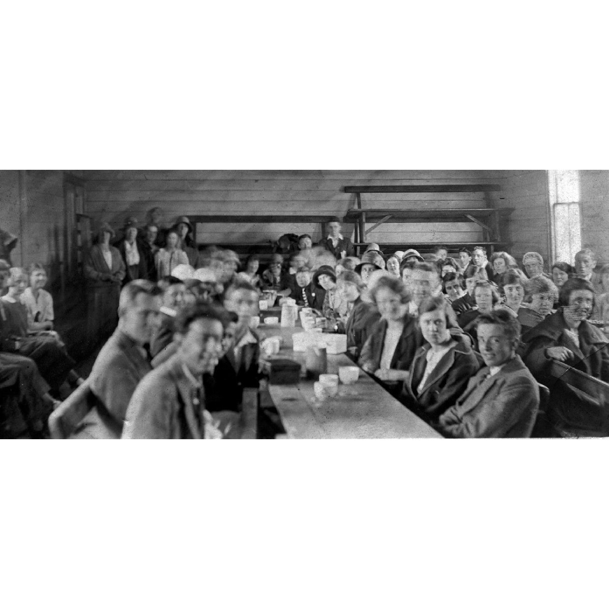 The first Dunsandel Hall and Library