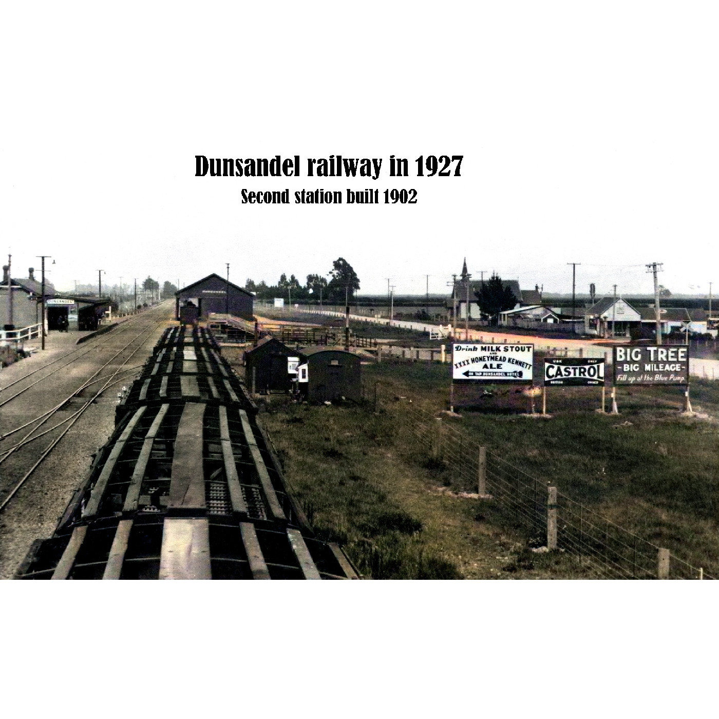 The early railway and main roads around Dunsandel 