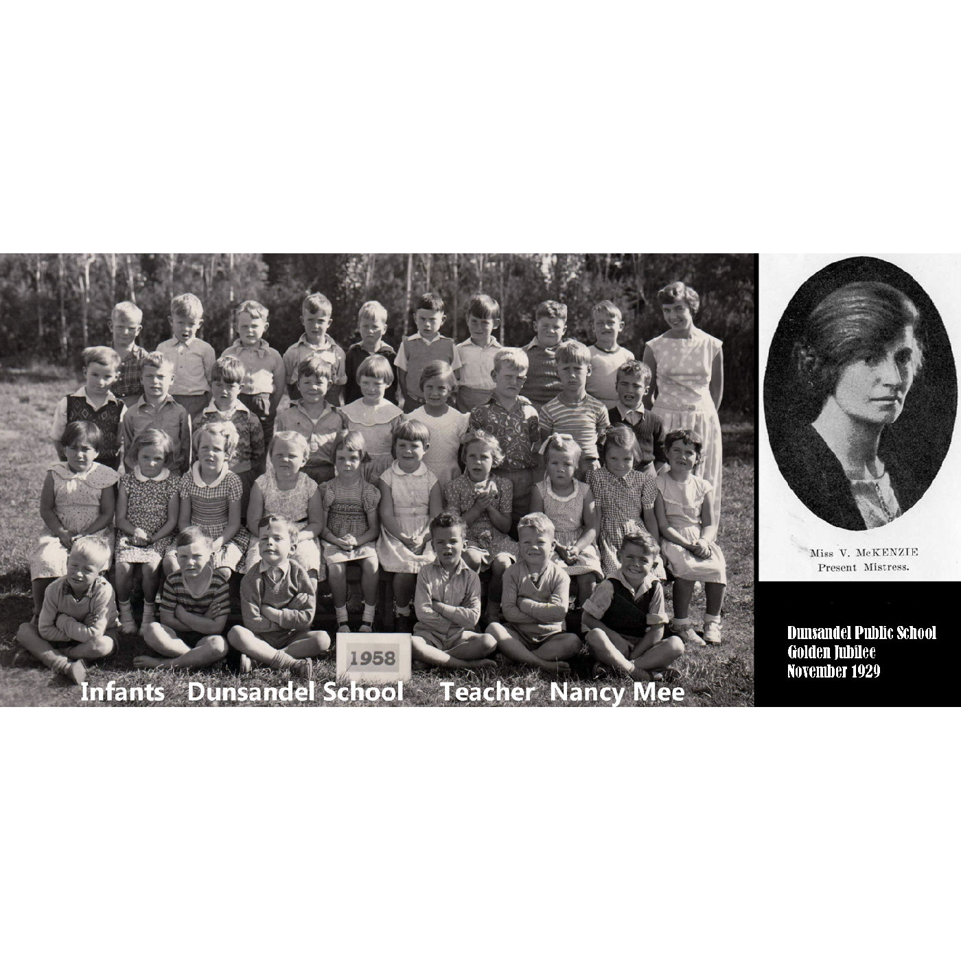 Mother and daughter, teachers at Dunsandel School 