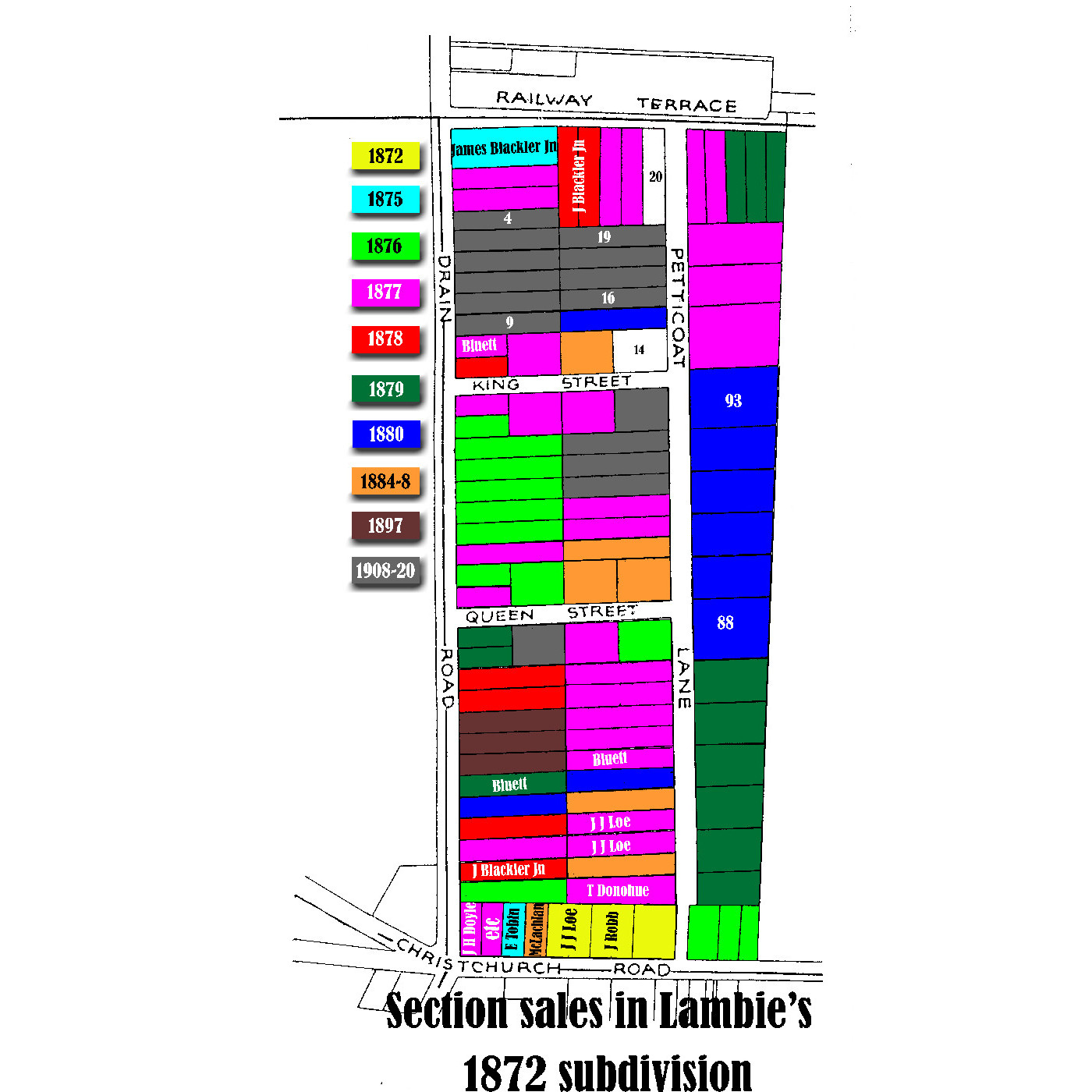 The second (and major) Doyleston subdivision