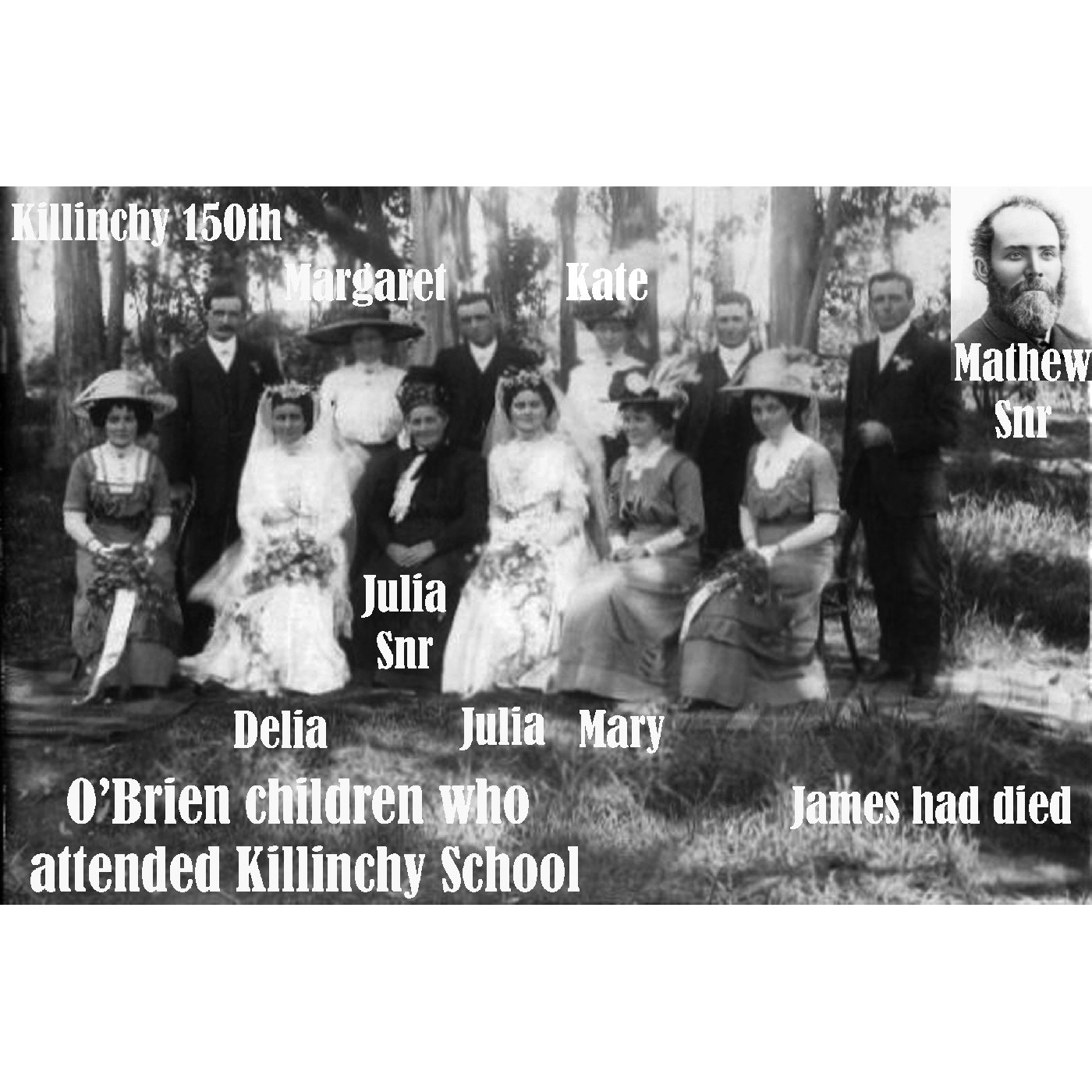 The O'Briens, one of the early families at Killinchy School 