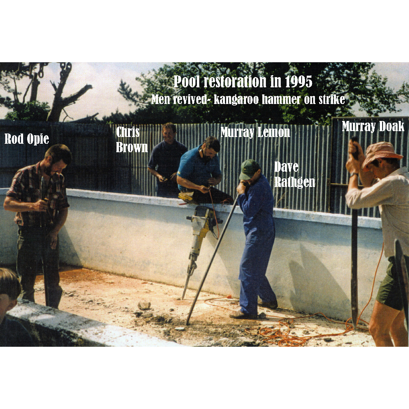 John Irvine remembers the Killinchy School pool 