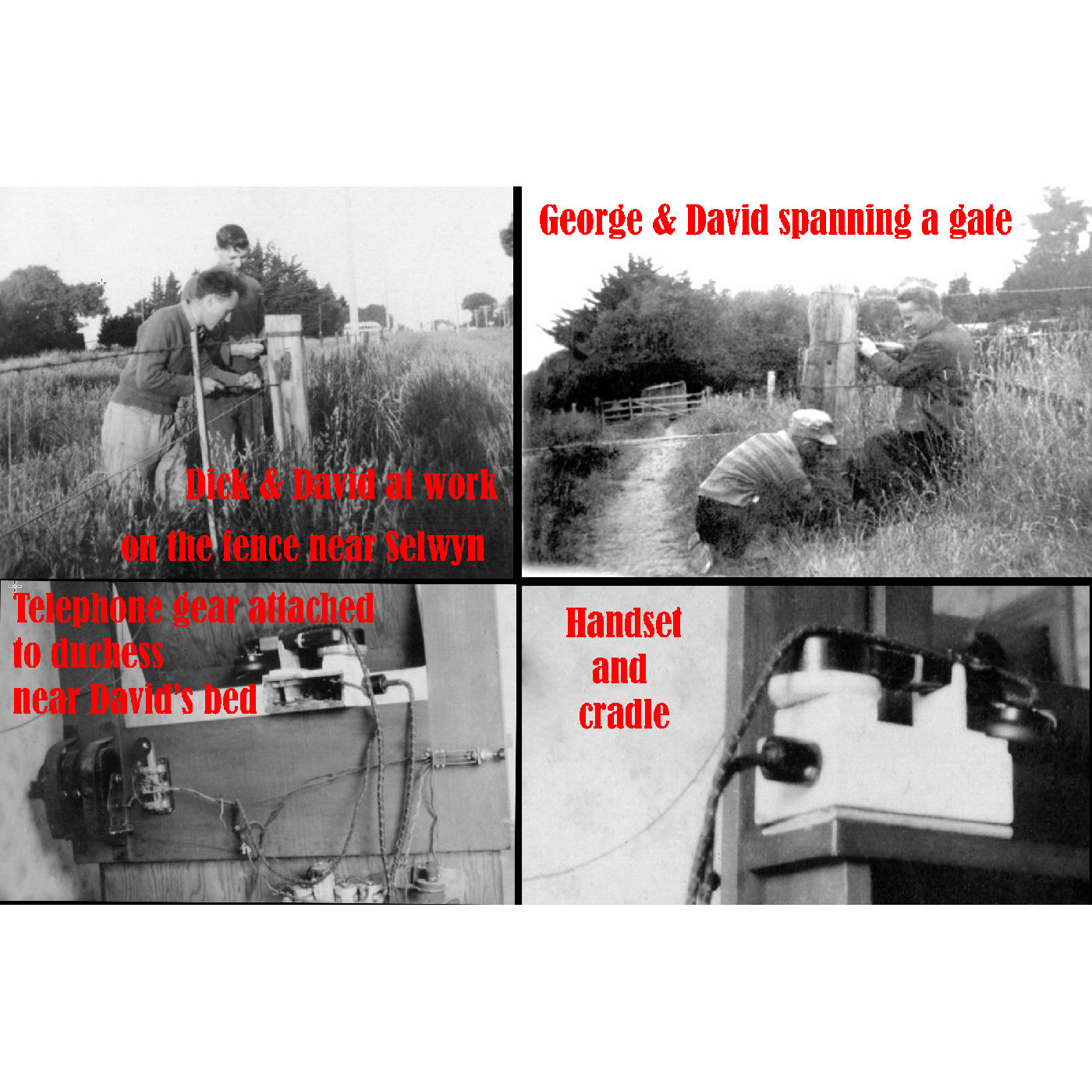 David Eddy's telephone line to the town of Selwyn