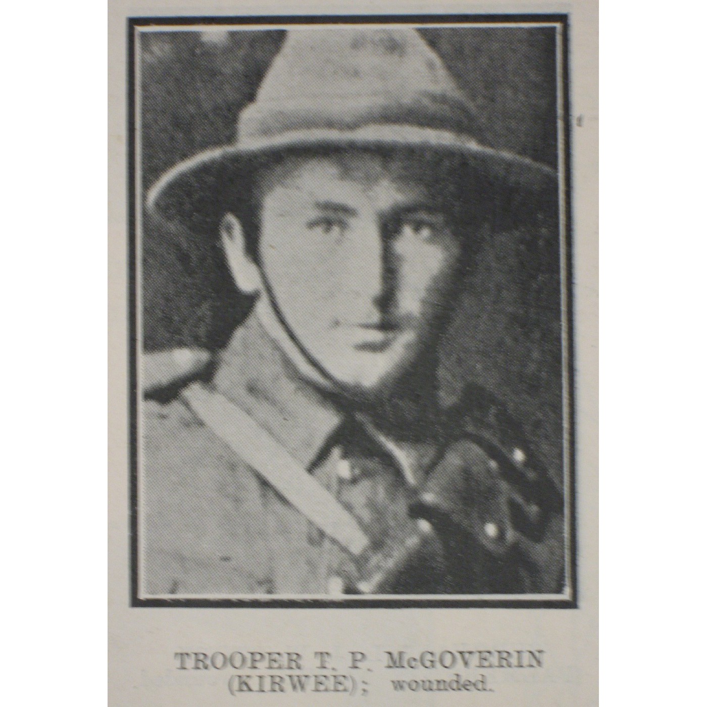 Private Thomas Patrick McGoverin