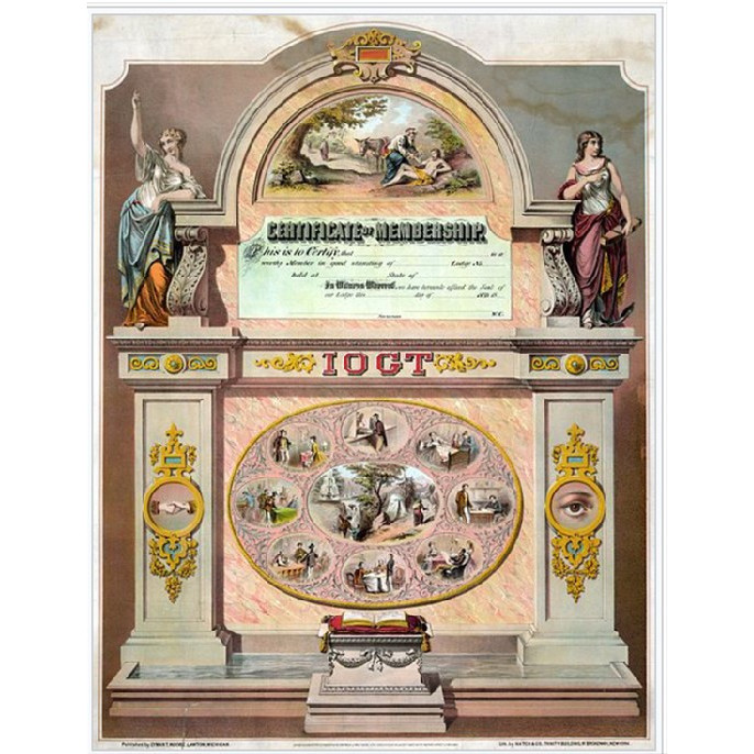 International Order of Good Templars using the First Dunsandel Hall/Library