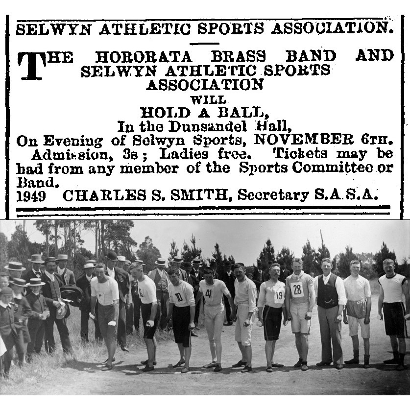 Hororāta Brass Band & Selwyn Athletic Sports Association using the First Dunsandel Hall/Library 