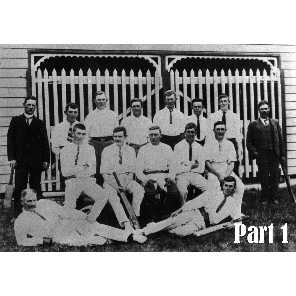 Dunsandel Cricket using the First Dunsandel Hall/Library 1875-78 Part 1/
