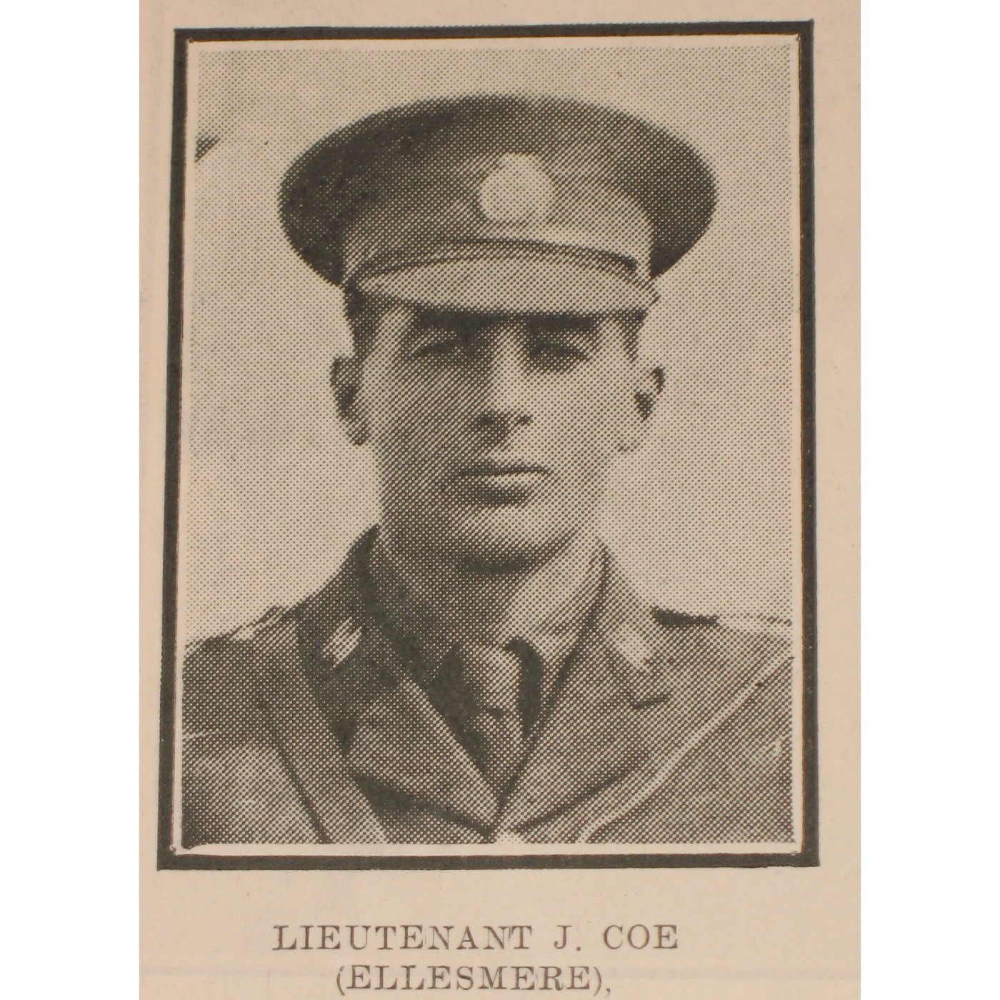 Lieutenant John A. Coe