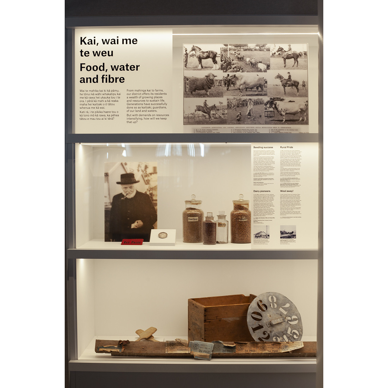 Te Ara Ātea perimeter exhibition cases 2021