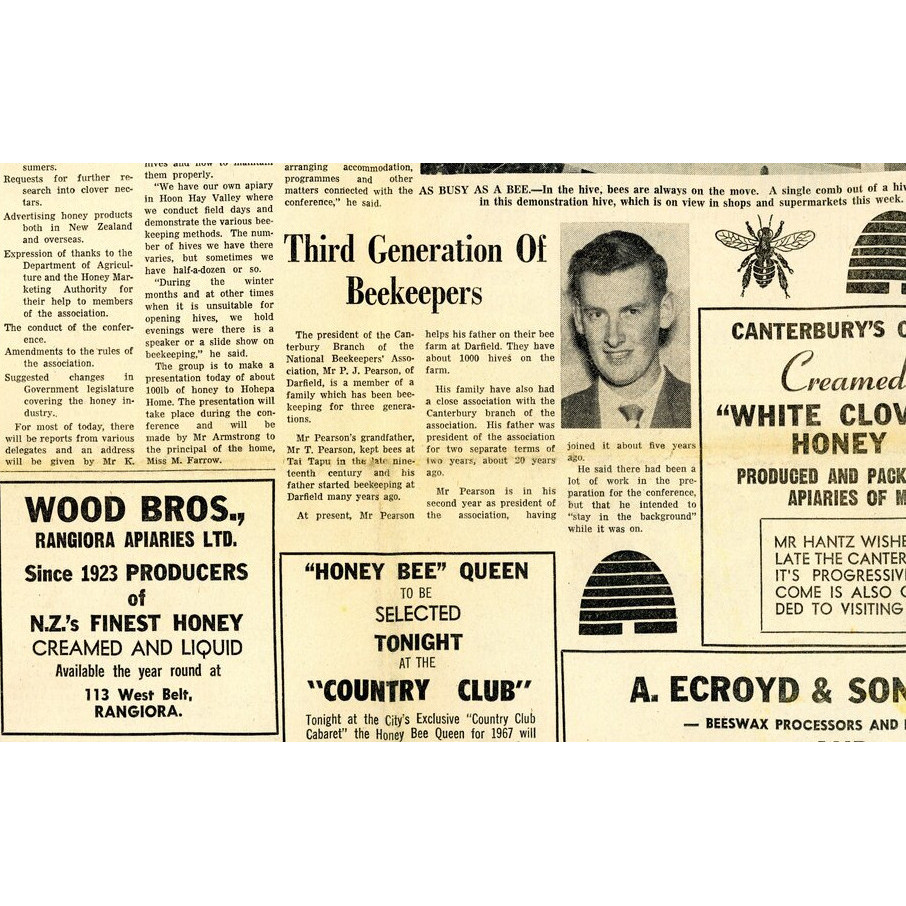 Peter Pearson - third generation bee-keeper