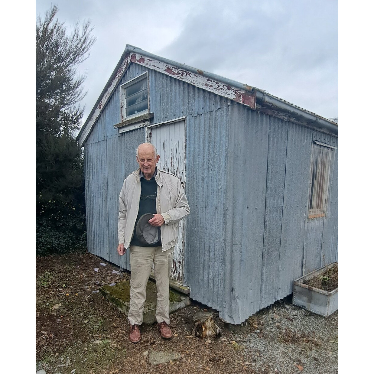 Peter Pearson at 13 Cridges Road, Darfield, July 2023