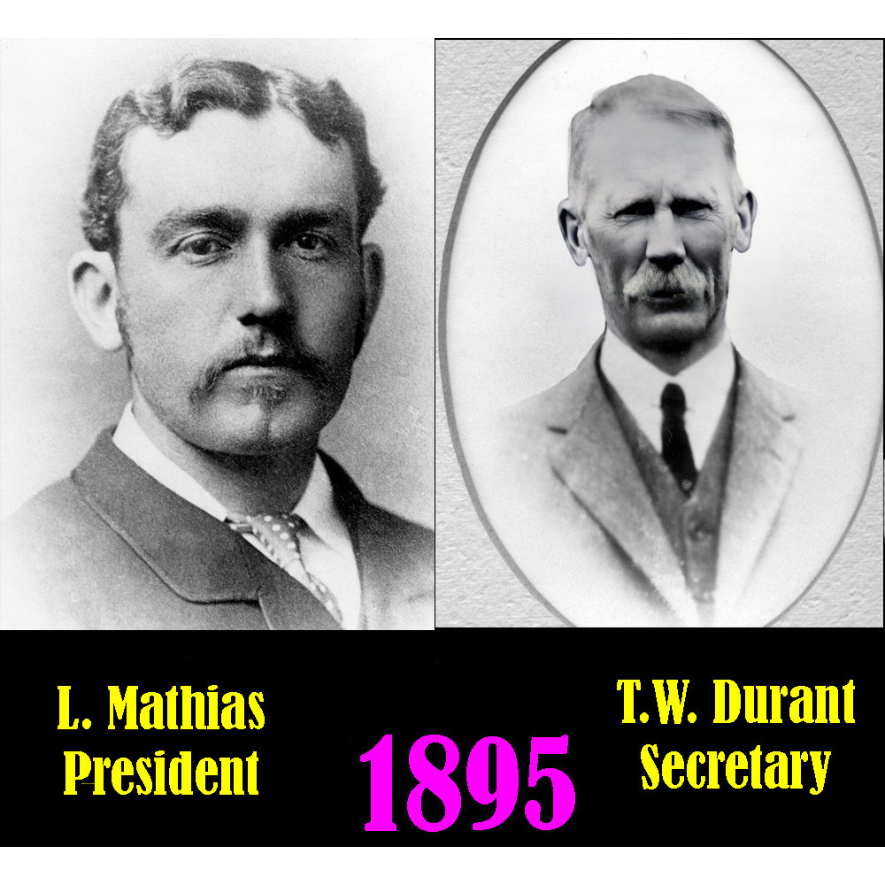 1895     26th Year of the Ellesmere Agricultural & Pastoral Association